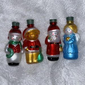 Vintage Avon Christmas tree light bulb covers